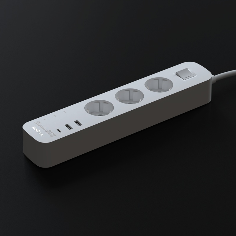 Hadron P343 PowerStrip + 30W USB Charger
